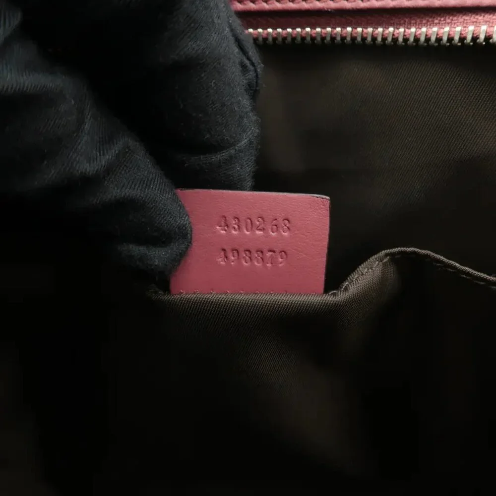 100% Authentic GUCCI Blooms Brown Canvas Clutch Bag 550-091524 - Picture 11 of 12